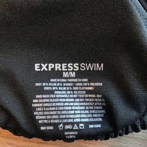 Express (black) bikini top